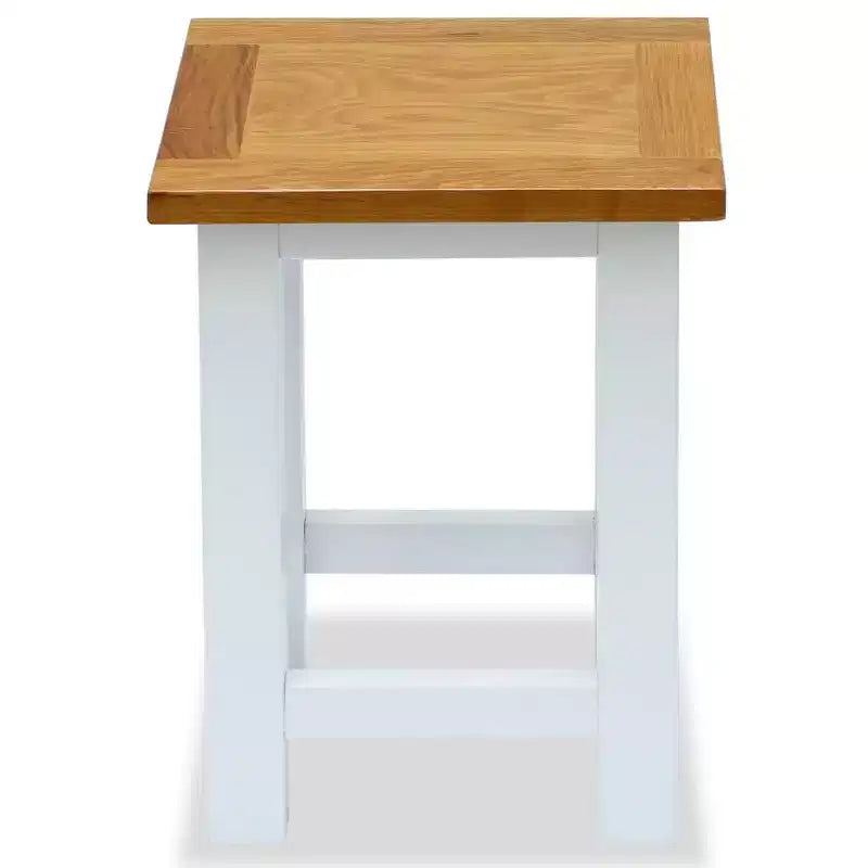 Tavolino d'appoggio, nero, legno massello