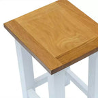 Tavolino d'appoggio, nero, legno massello