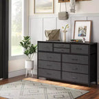 GustoWave TV Stand for 55 Inch TV, Entertainment Center with 10 Drawers for Living Room, Closet, Entryway, Hallway