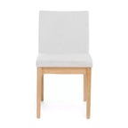 Set di 2 sedie moderne da pranzo, sedie da sala da pranzo in tessuto, sedie laterali imbottite da cucina con schienale curvo e struttura in metallo