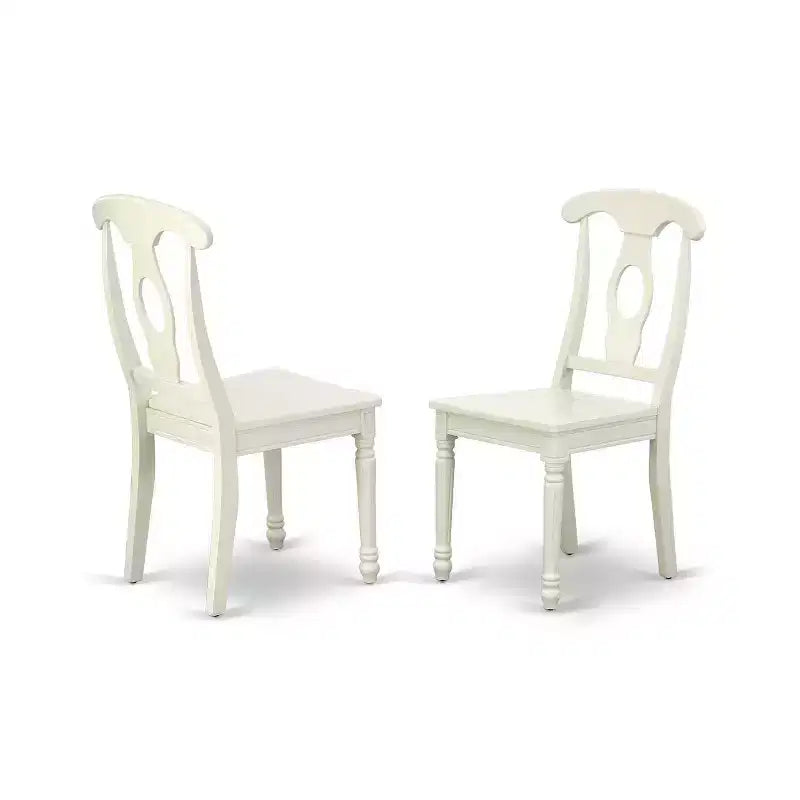 Set di Mobili da Sala da Pranzo da 5 Pezzi Include un Tavolo da Cucina Rotondo con Ribalta e 4 Sedie da Pranzo, 42x42 Pollici