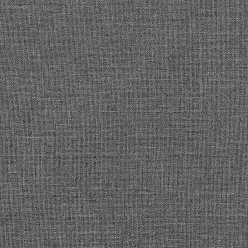 Divano in Tessuto Grigio Scuro, Set Moderno 2 Pezzi per Soggiorno con Cuscini Decorativi e Seduta