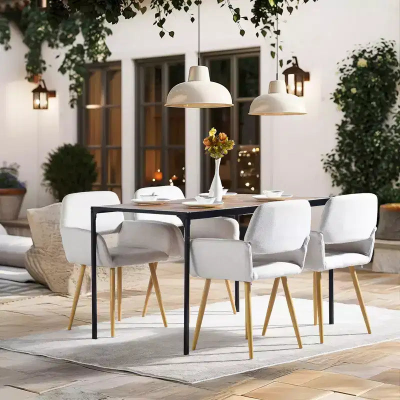 Tavolino d'appoggio, Finitura noce, Legno massello