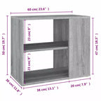 Mobiletto laterale Legno multistrato 59,9 cm x 29,9 cm x 50 cm