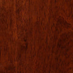 Sgabello da bar girevole da 24", altezza bancone, colore ciliegio, similpelle, senza schienale, gambe in legno