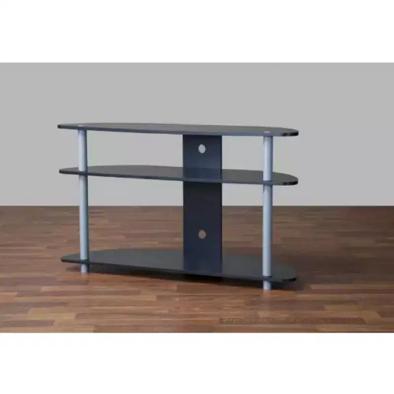 Mobile TV argento per televisori fino a 40", design contemporaneo con gestione cavi