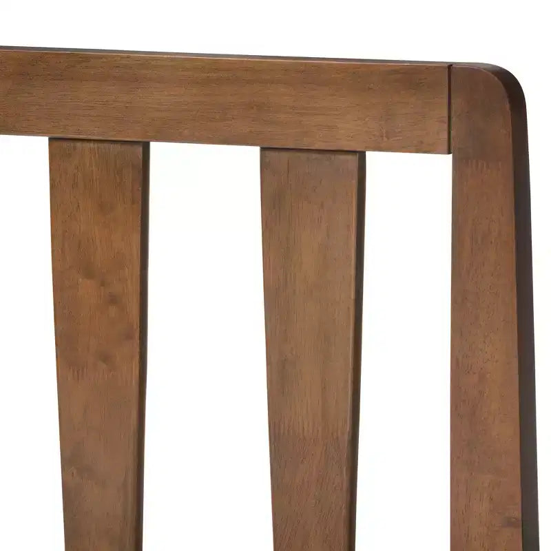 Letto a piattaforma moderno e contemporaneo Queen in noce con contenitore, marrone, legno massello, contenitore sotto il letto, nessun bisogno di rete a molle