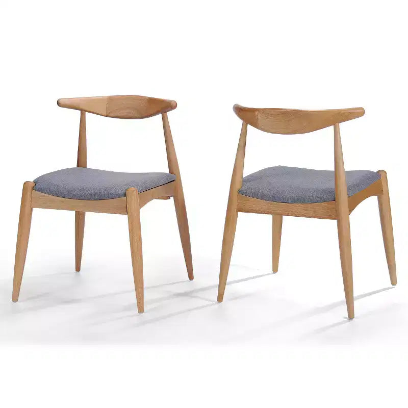 Set di 2 sedie da pranzo moderne di metà secolo