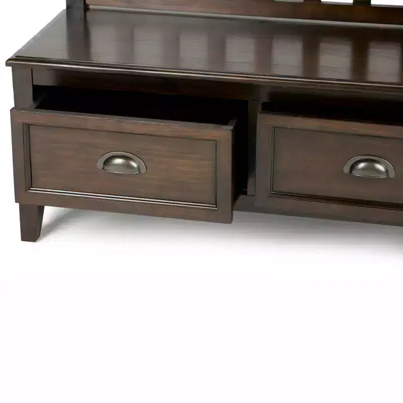 Panca contenitore da ingresso da 106 cm con cassetti